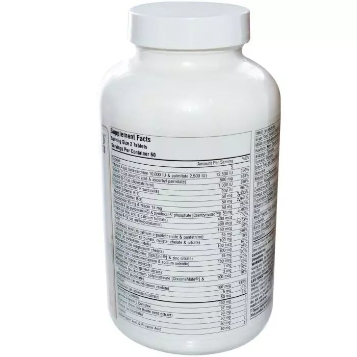 Витаминно-минеральный комплекс Source Naturals Мультикомплекс для Поддержания Энергии, Life Force, 120 капс (SNS-01422) изображение 2