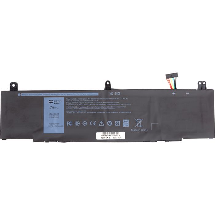 Аккумулятор для ноутбука DELL Alienware 13 R3 (TDW5P) 15.2V 5000mAh PowerPlant (NB441754)