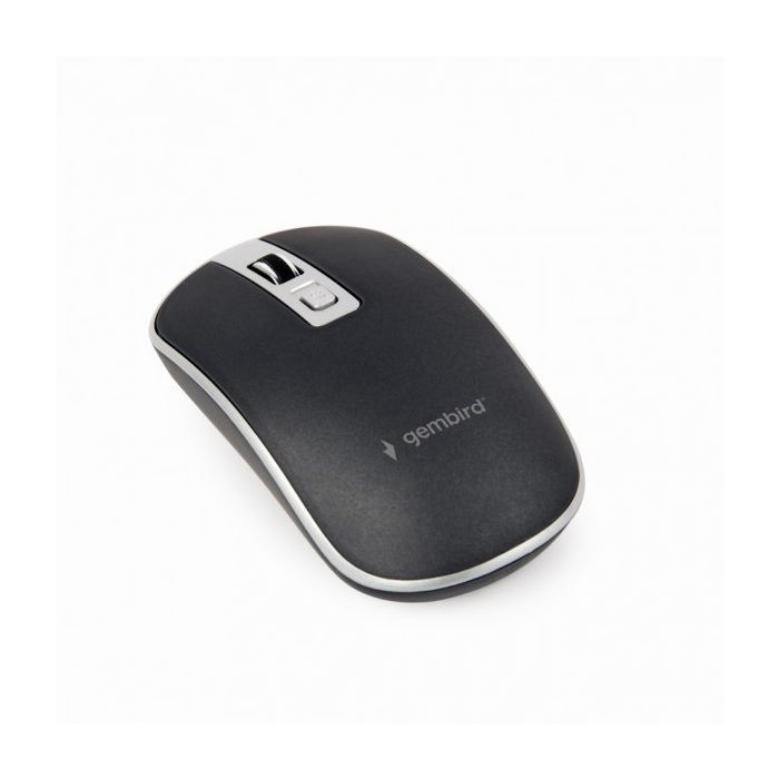 Мышка Gembird MUSW-4B-06-BS Wireless Black-Silver (MUSW-4B-06-BS) изображение 2