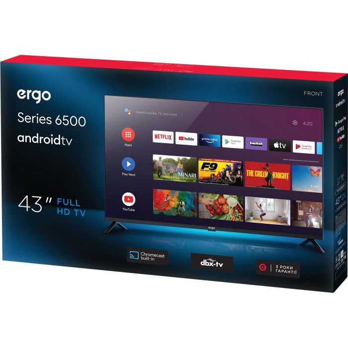 Телевизор Ergo 43GFS6500 изображение 6