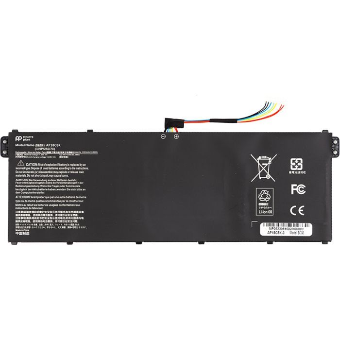 Аккумулятор для ноутбука PowerPlant ACER Swift 3 SF314-32 (AP18C8K) 11.55V 4350mAh (NB410668)