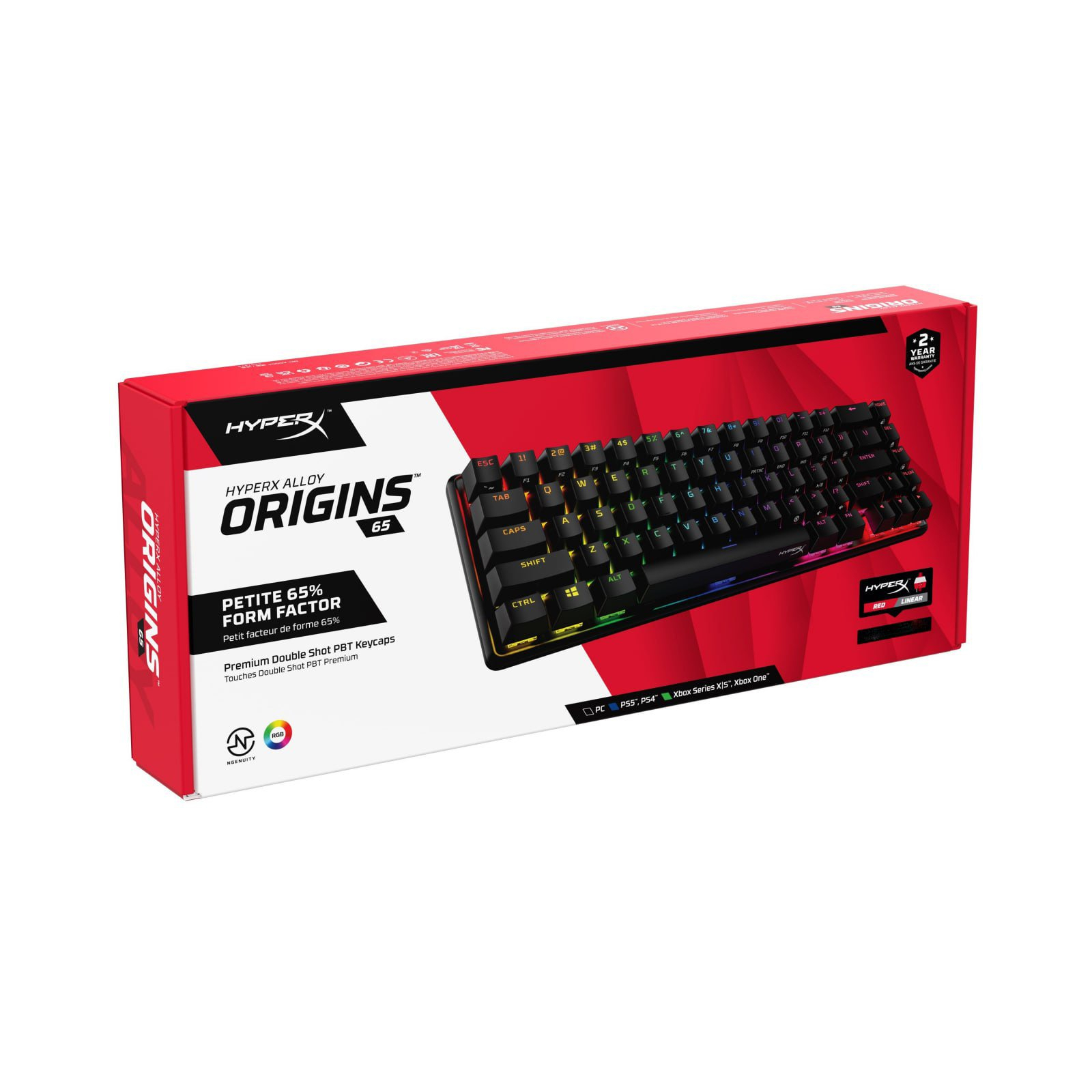 Клавіатура HyperX Alloy Origins 65 HX Red (4P5D6AX) зображення 8
