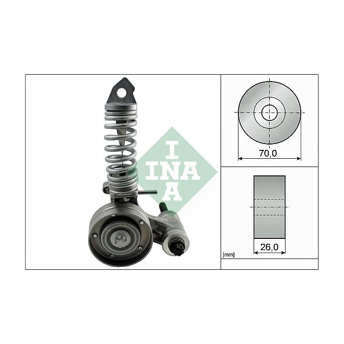 Натягувач ременя з роликом INA 533 0085 30