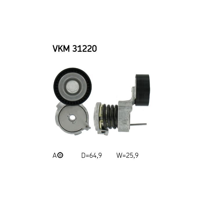 Натяжитель ремня с роликом SKF VKM 31220