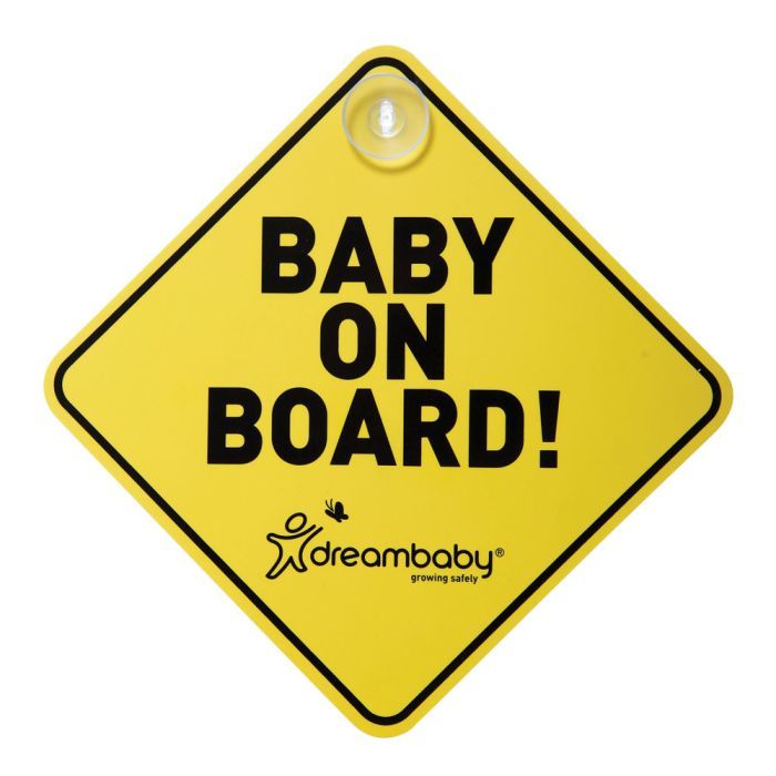 Аксессуар для автокресла DreamBaby BABY ON BOARD знак (F211)