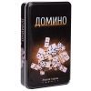 Настольная игра Johnshen Sports Домино (в металлической коробке) (IG-3974) изображение 3