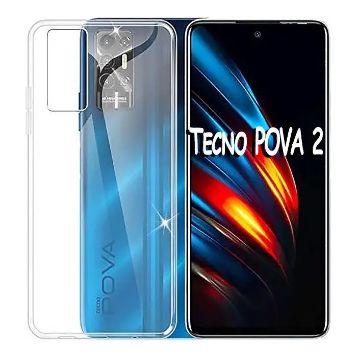 Чохол до мобільного телефона BeCover Tecno POVA 2 (LE7n) Transparancy (708665)