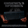 Клавіатура Logitech G PRO Mechanical Gaming USB UA Black (920-009392) зображення 4