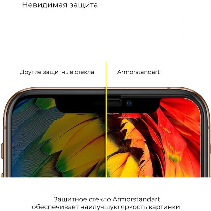 Стекло защитное Armorstandart Full Glue TECNO POP 3 (BB2) Black (ARM57585) изображение 4