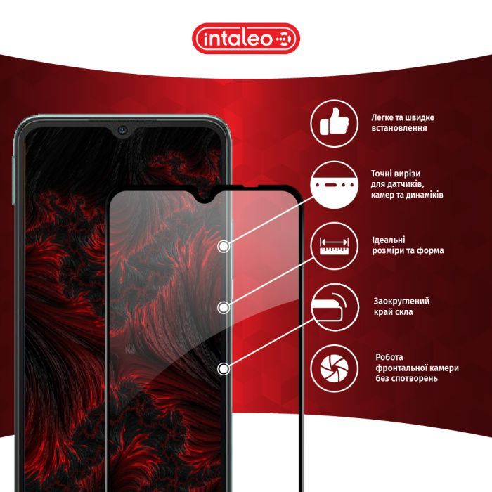 Стекло защитное Intaleo Full Glue Xiaomi Redmi 10C (1283126527173) изображение 3