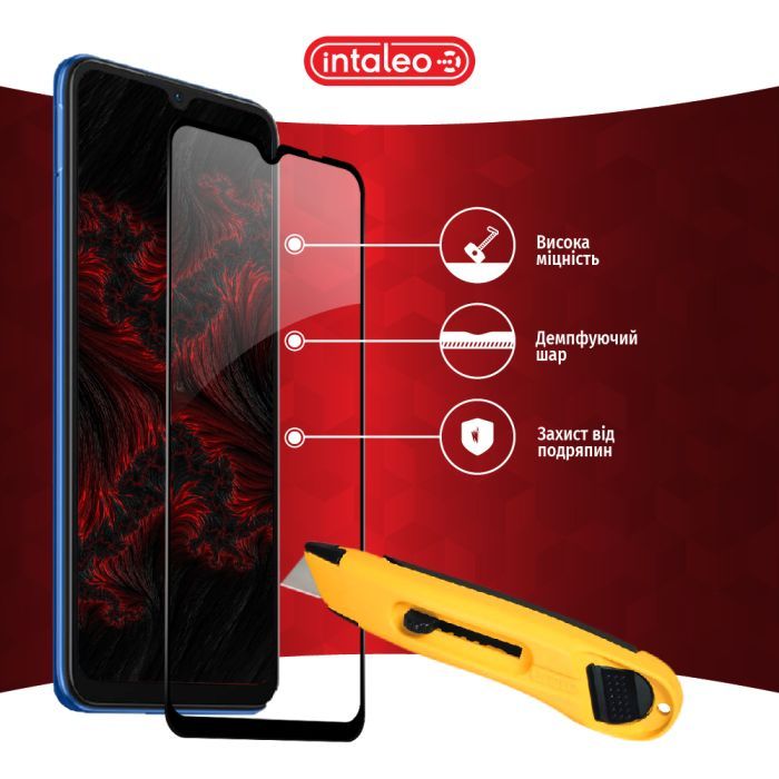 Стекло защитное Intaleo Full Glue Xiaomi Redmi 10C (1283126527173) изображение 5
