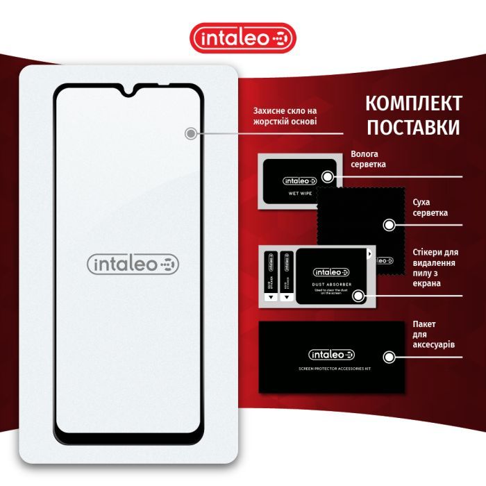 Стекло защитное Intaleo Full Glue Xiaomi Redmi 10C (1283126527173) изображение 8