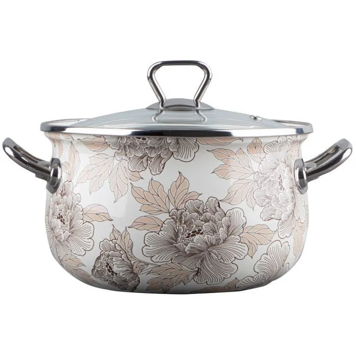 Кастрюля Gusto "Срібні етюди" Premium 16 см 2,1 л (GT-T-116-SE)