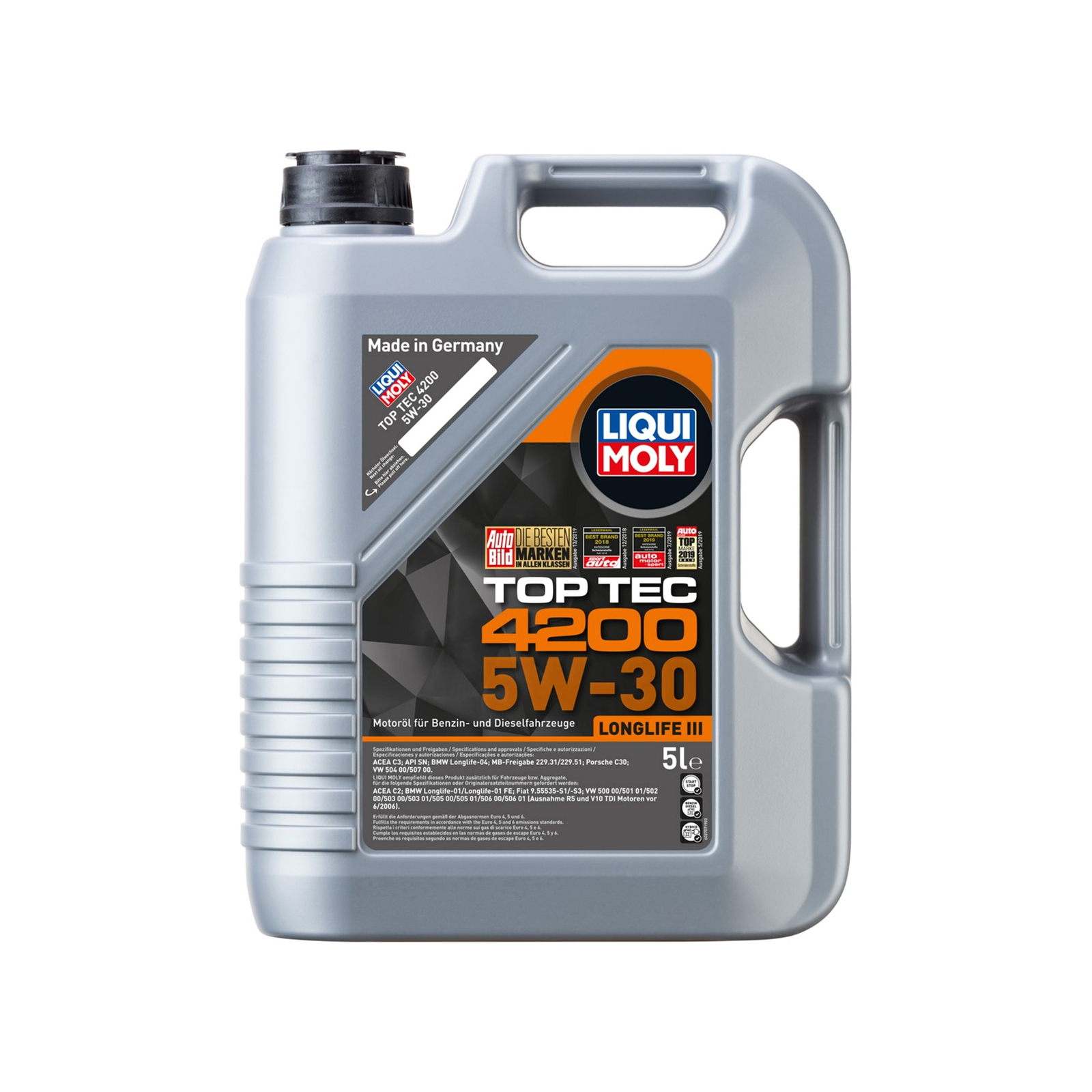 Моторное масло Liqui Moly Top Tec 4200 SAE 5W-30 5л. (7661)