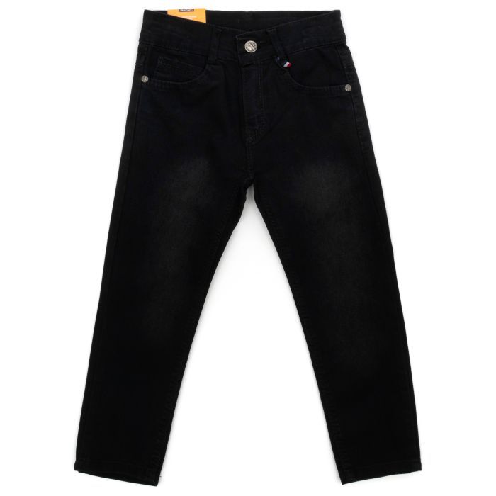 Джинсы детские Sercino базовые (19013-128B-black)