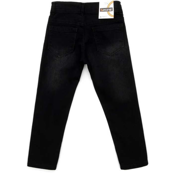 Джинсы детские Sercino базовые (19013-128B-black) изображение 2