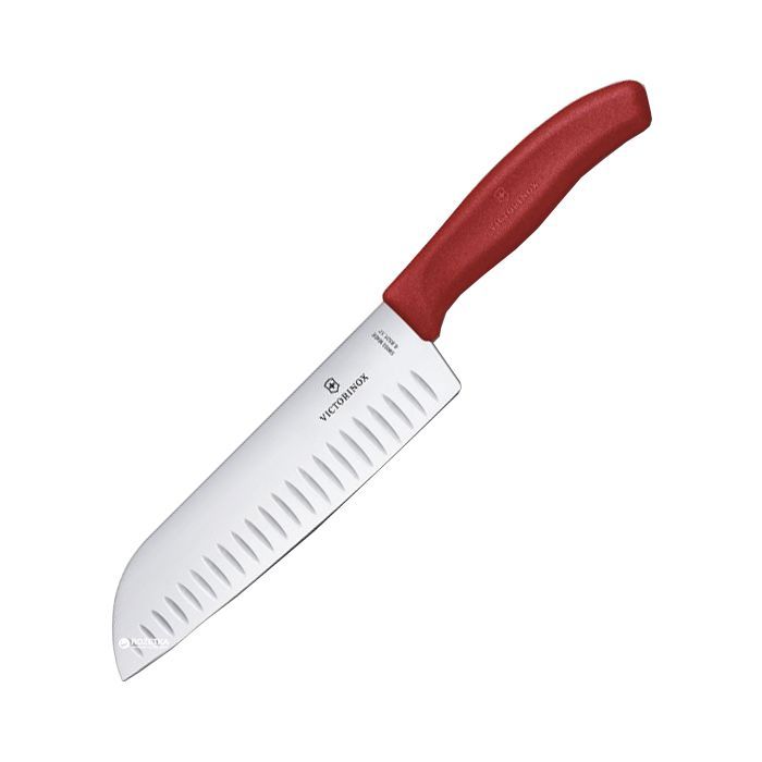 Кухонный нож Victorinox SwissClassic Santoku 17см Red (6.8521.17G)