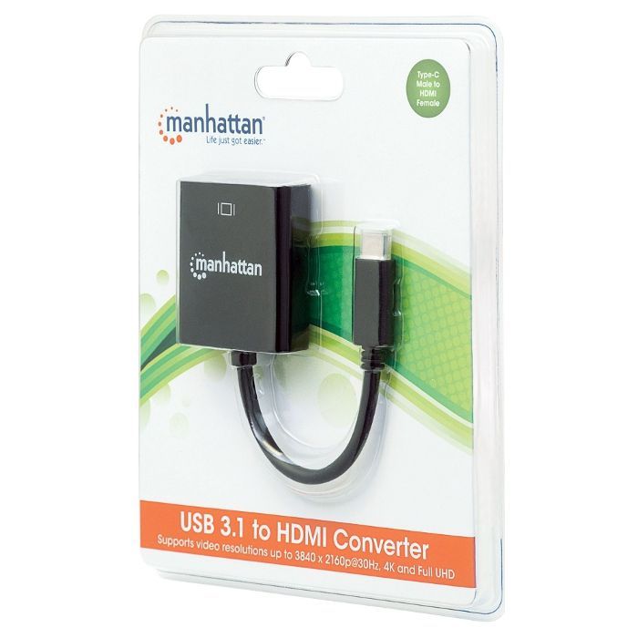 Перехідник USB3.1 Type-C to HDMI (F) Manhattan Intracom (151788) зображення 2