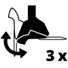 Тример садовий Einhell GE-CT 18/28 Li - Solo, PXC 18В, 28 см, волосінь 1.6 мм (без АКБ і ЗП) (3411242) зображення 9