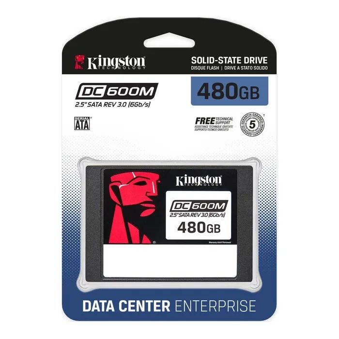 Накопичувач SSD 2.5" 960GB Kingston (SEDC600M/960G) зображення 3