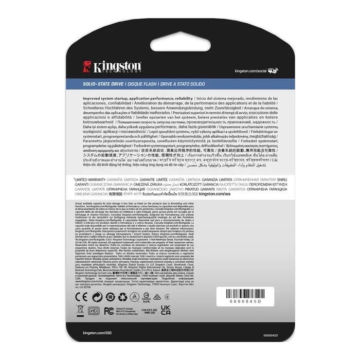Накопичувач SSD 2.5" 960GB Kingston (SEDC600M/960G) зображення 4