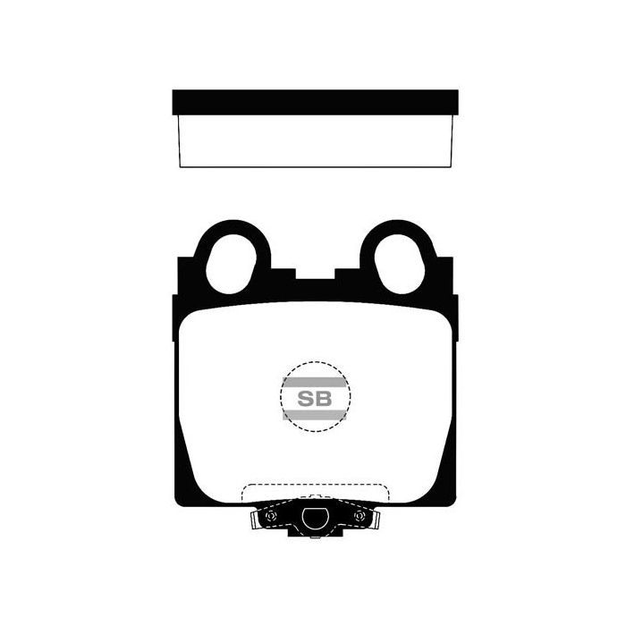 Гальмівні колодки HI-Q SP1554