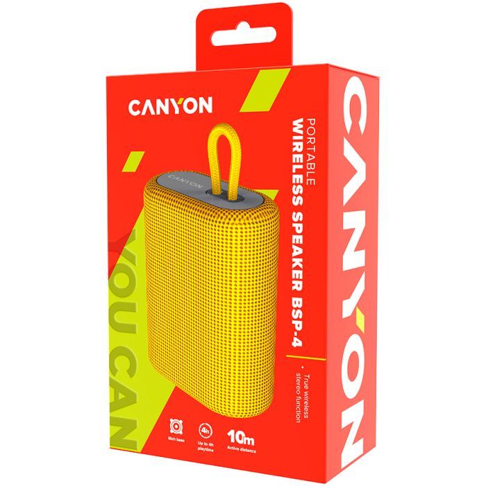 Акустическая система Canyon BSP-4 Bluetooth Blue (CNE-CBTSP4BL) изображение 4