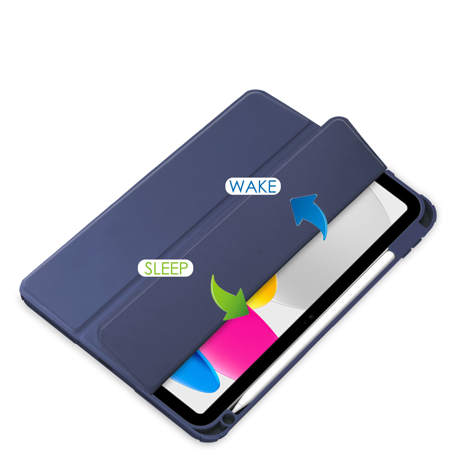 Чехол для планшета BeCover Soft Edge BeCover Apple iPad 10.9" 2022 Light Blue (709205) изображение 6