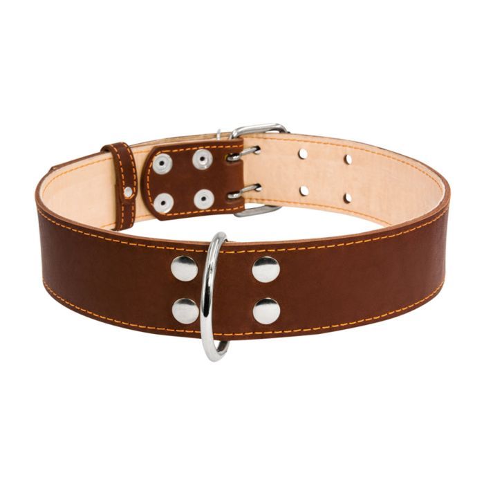 Нашийник для тварин Collar подвійний 45 мм 56-68 см чорний (03591)