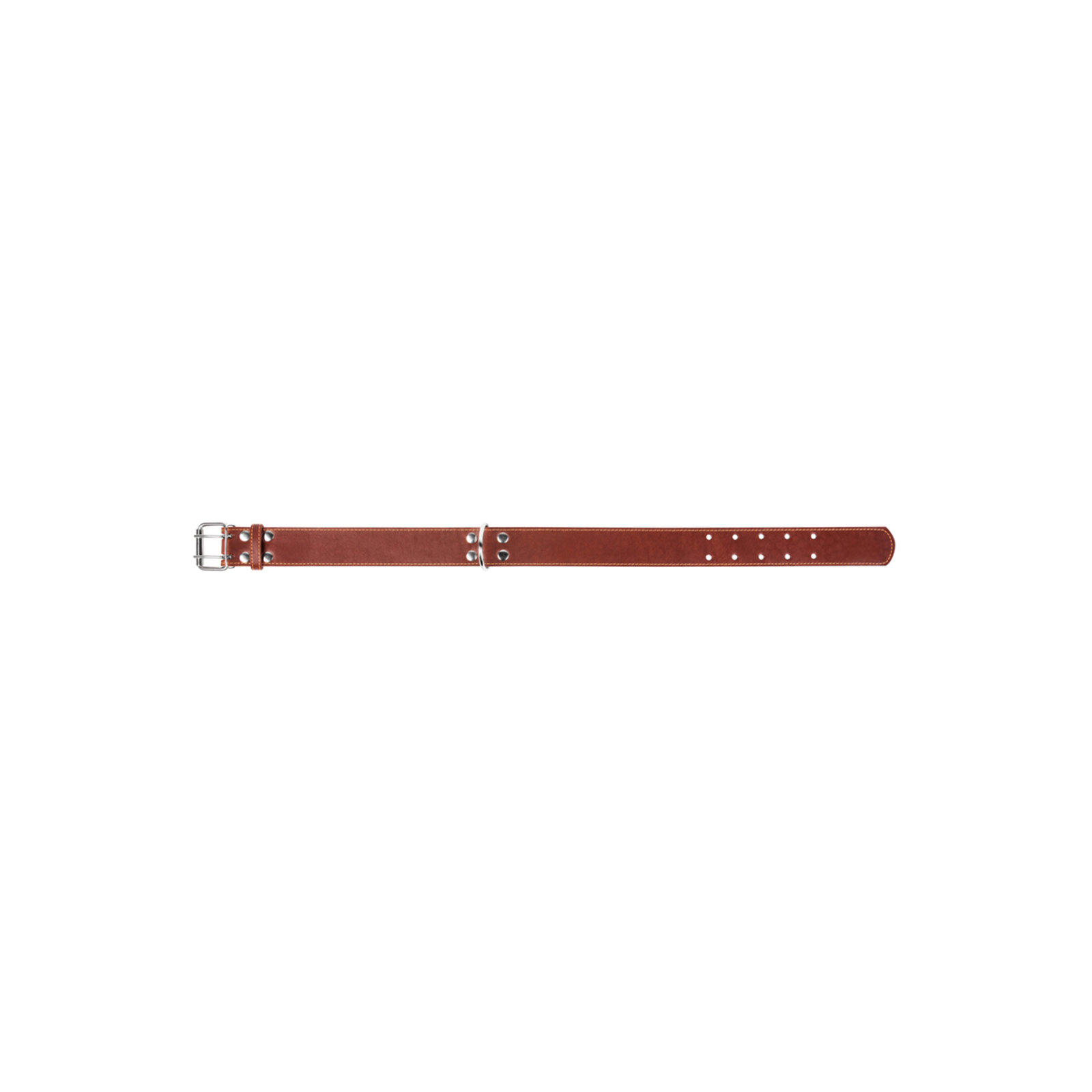 Ошейник для животных Collar двойной 45 мм 56-68 см коричневый (03596) изображение 3