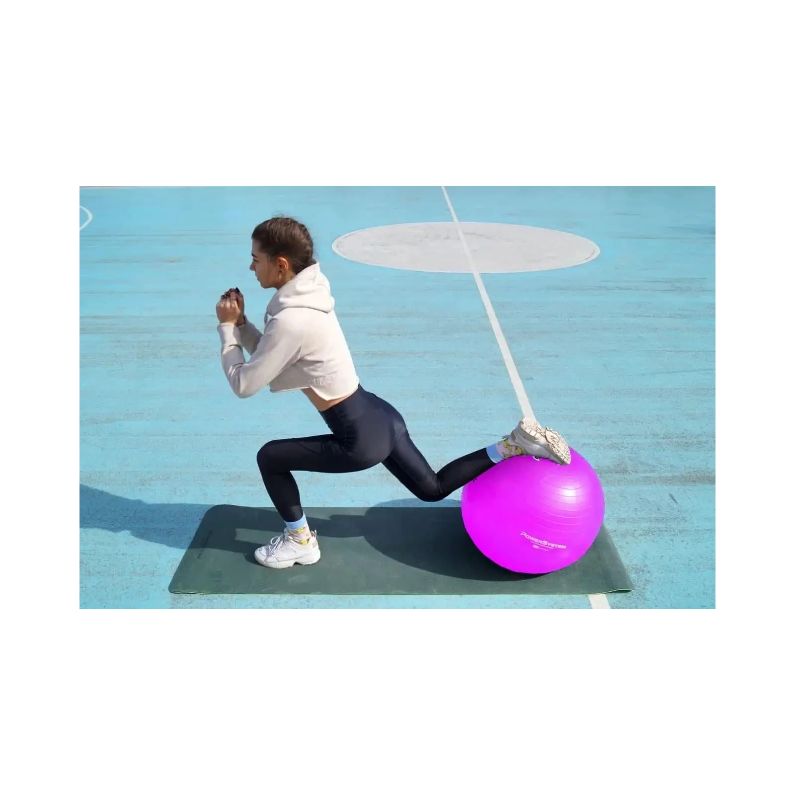 М'яч для фітнесу Power System PS-4011 Pro Gymball 55 см Pink (4011PI-0) зображення 3