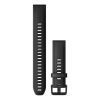 Ремінець до смарт-годинника Garmin fenix 7S, 20mm QuickFit Black Silicone (010-13102-00) зображення 2