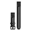 Ремінець до смарт-годинника Garmin fenix 7S, 20mm QuickFit Black Silicone (010-13102-00)