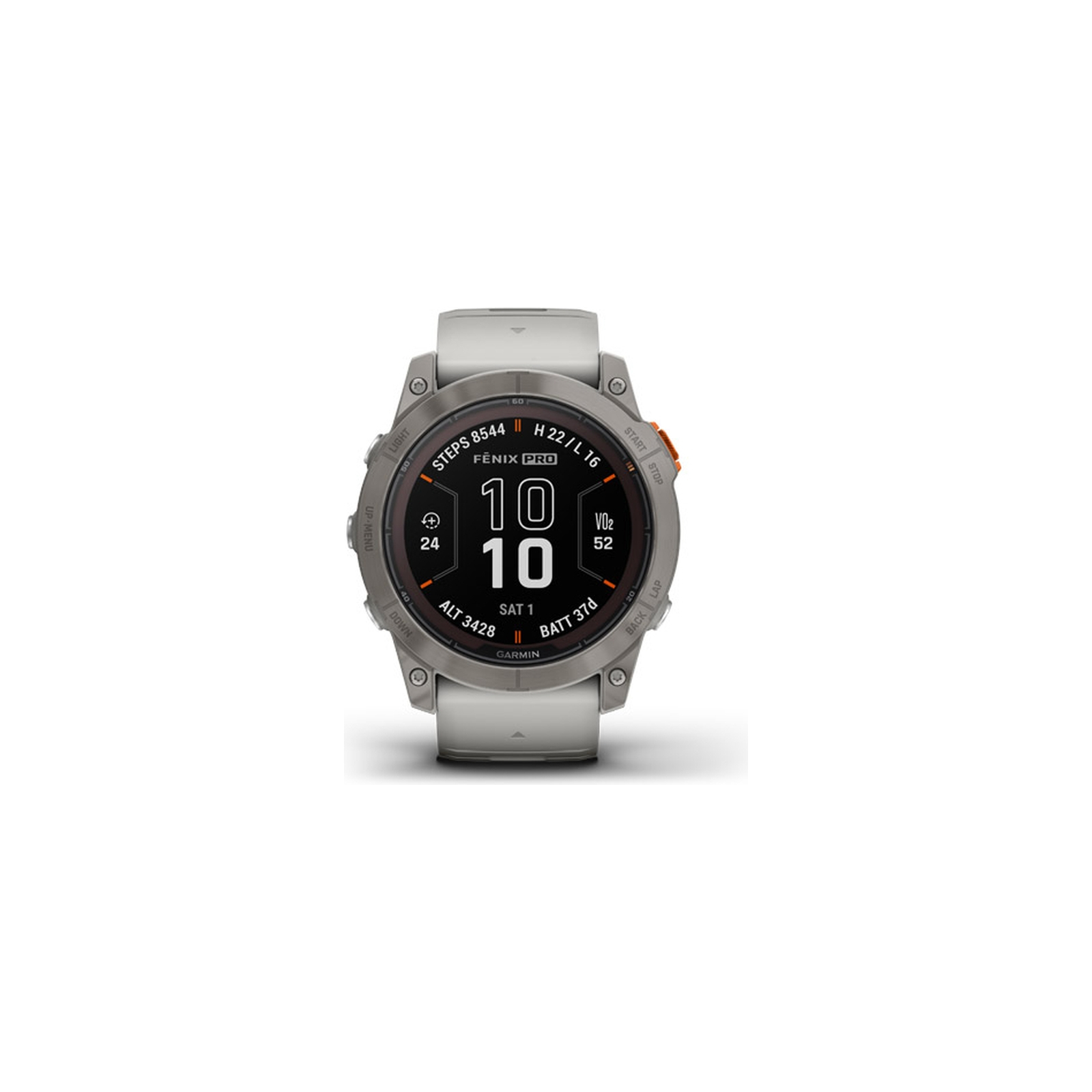 Смарт-часы Garmin fenix 7X Pro Sapph Sol, Ti w/Gray/Orange Band, GPS (010-02778-15) изображение 2