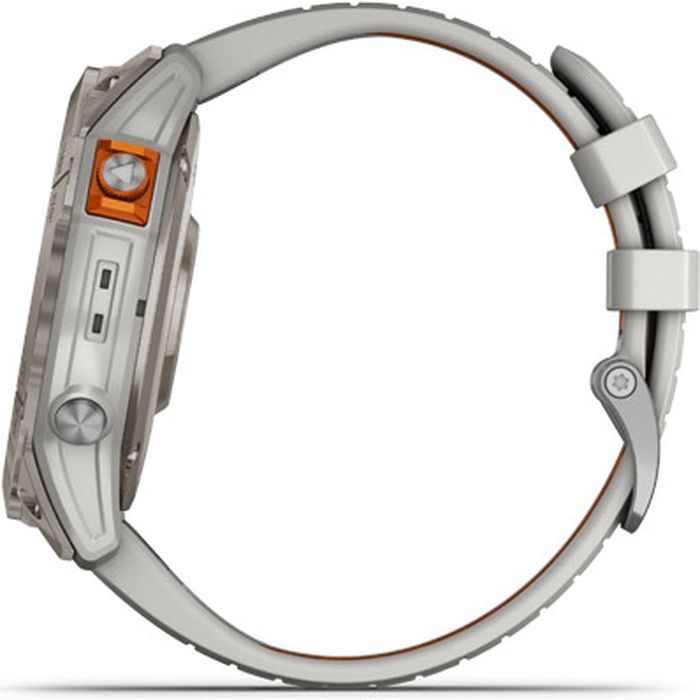 Смарт-часы Garmin fenix 7X Pro Sapph Sol, Ti w/Gray/Orange Band, GPS (010-02778-15) изображение 6