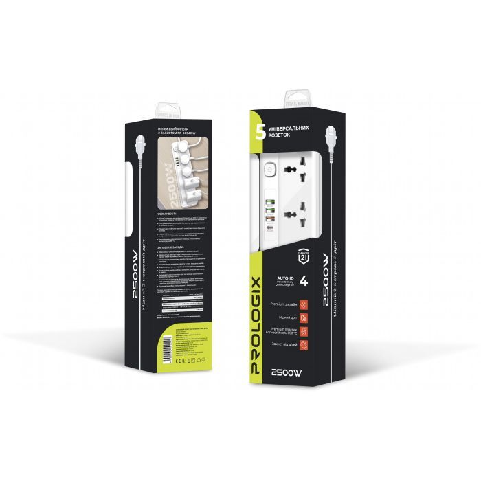 Мережевий фільтр живлення Prologix Premium PR-SC5415W (PR-SC5415W) зображення 8