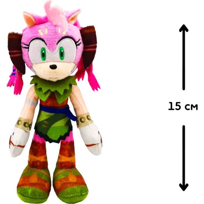 М'яка іграшка Sonic Prime на кліпсі – Емі 15 см (SON7004F) зображення 2