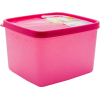 Пищевой контейнер Irak Plastik Alaska квадратний 1,2 л рожевий (5508)