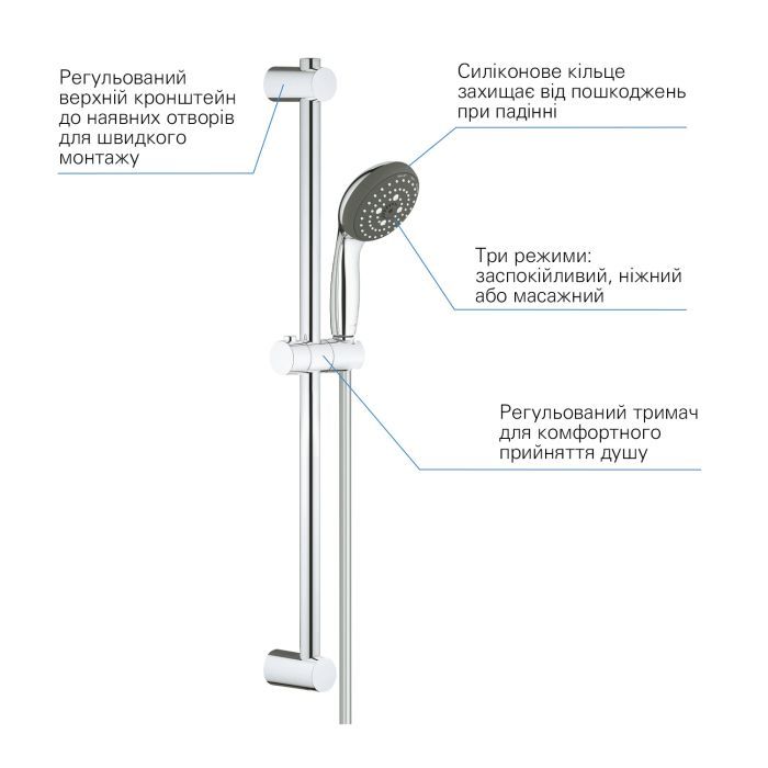 Змішувач Grohe QuickFix UA202301KE (CV030617) зображення 11
