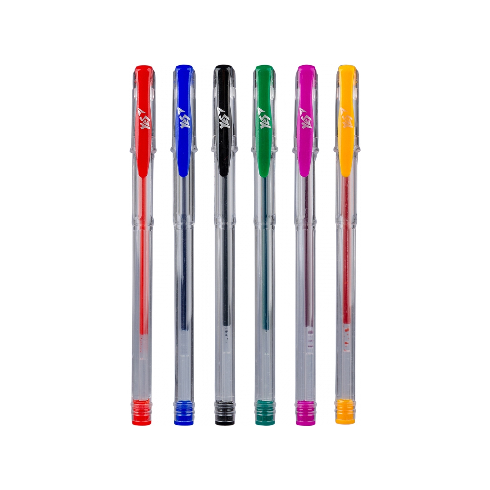 Ручка гелевая Yes Classic набор 6 шт (420371) изображение 2