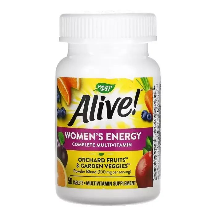 Мультивитамин Nature's Way Мультивитаминный комплекс Для Женщин, Alive! Women's Energy Complet (NWY-13663) изображение 3