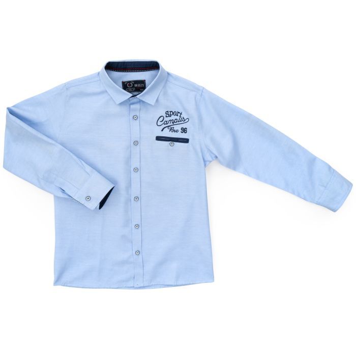 Рубашка детская Breeze с длинным рукавом (G-280-152B-blue)