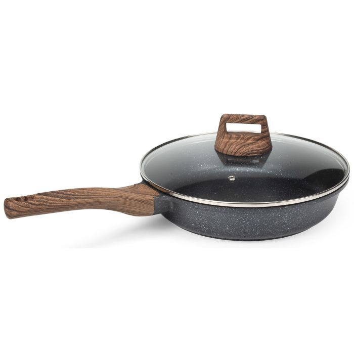 Сковорода Hölmer Natural лита з кришкою 24 см (FP-33524-SWMBML Natural) зображення 2