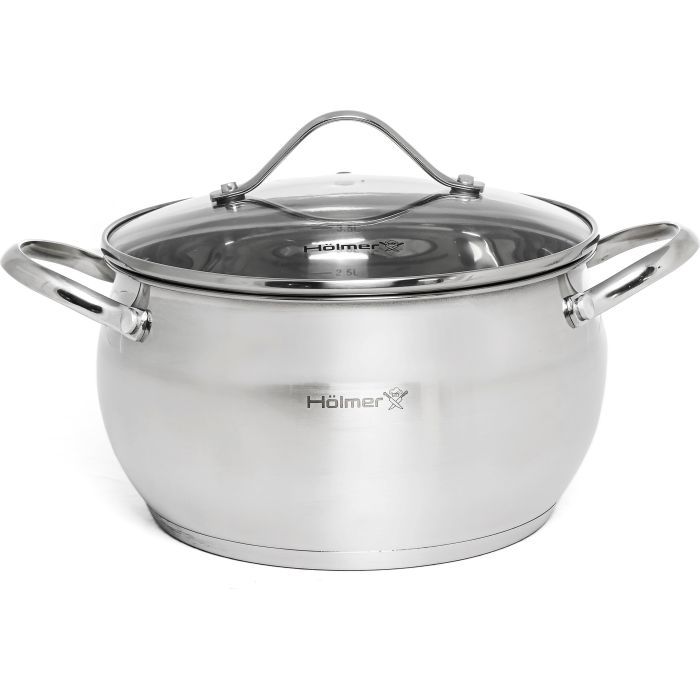 Кастрюля Hölmer Fantastic з кришкою 3,9 л (CR-15539-SS Fantastic) изображение 2
