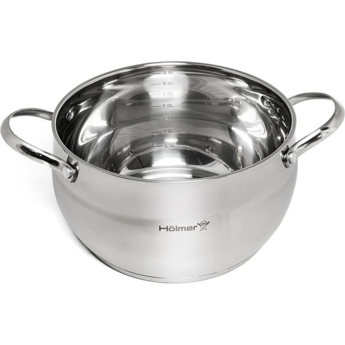 Кастрюля Hölmer Fantastic з кришкою 3,9 л (CR-15539-SS Fantastic) изображение 3