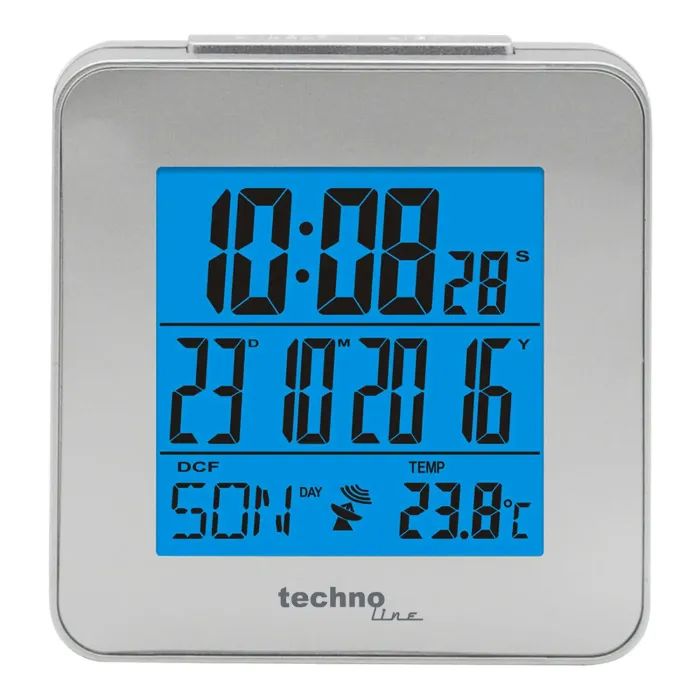 Настільний годинник Technoline WT268 Silver (DAS301305)