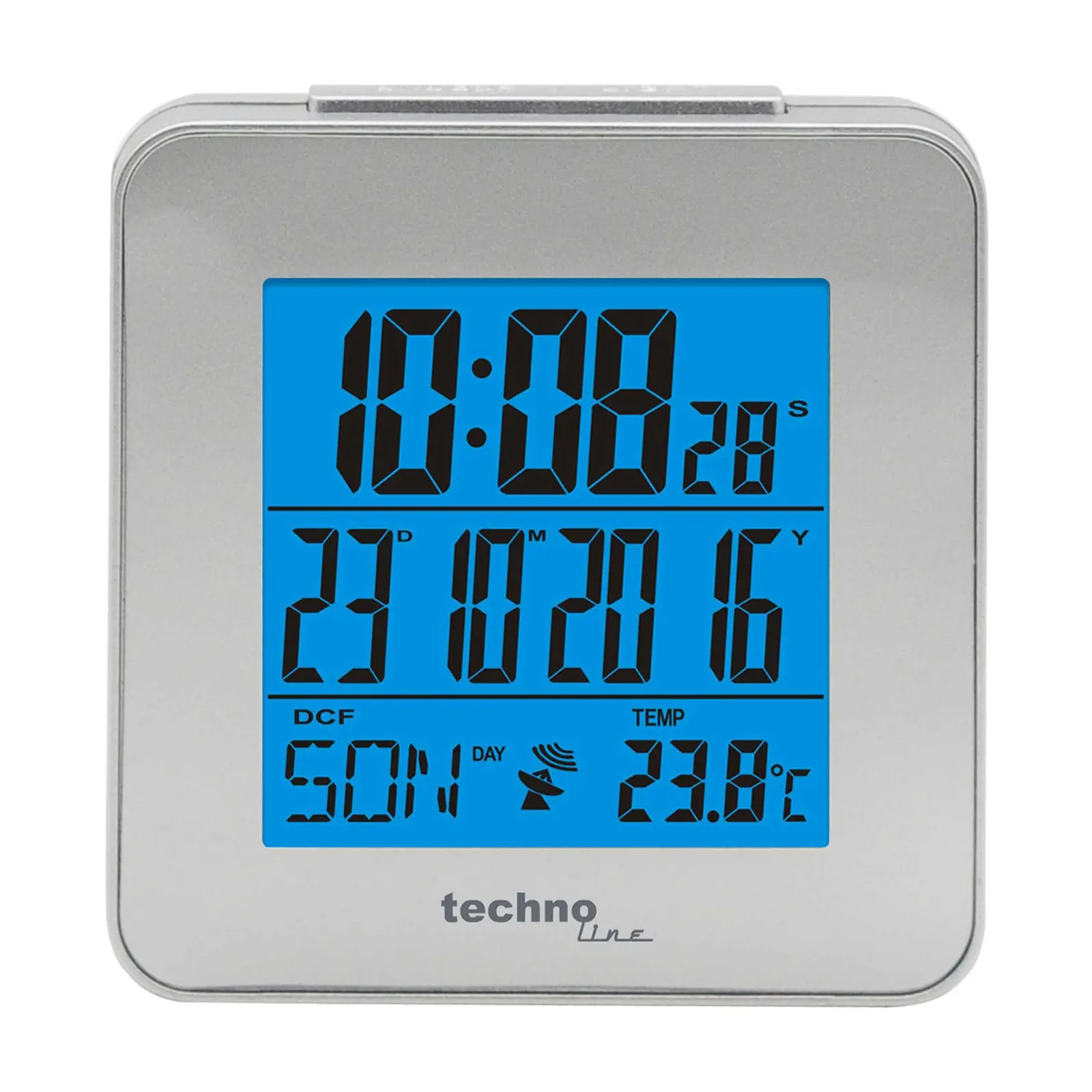 Настольные часы Technoline WT268 Silver (DAS301305)