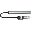Концентратор Dynamode 5-in-1 USB Type-C/Type-A to 1хUSB3.0, 2xUSB 2.0, card-reader SD/MicroSD (DM-UH-514) зображення 2