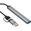 Концентратор Dynamode 5-in-1 USB Type-C/Type-A to 1хUSB3.0, 2xUSB 2.0, card-reader SD/MicroSD (DM-UH-514) изображение 3