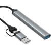 Концентратор Dynamode 5-in-1 USB Type-C/Type-A to 1хUSB3.0, 2xUSB 2.0, card-reader SD/MicroSD (DM-UH-514) зображення 3
